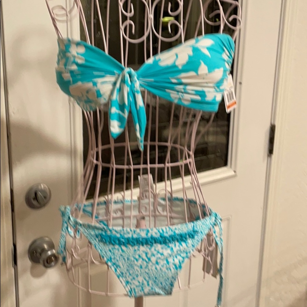 Micheal Kors turquoise bikini Small NWT$168